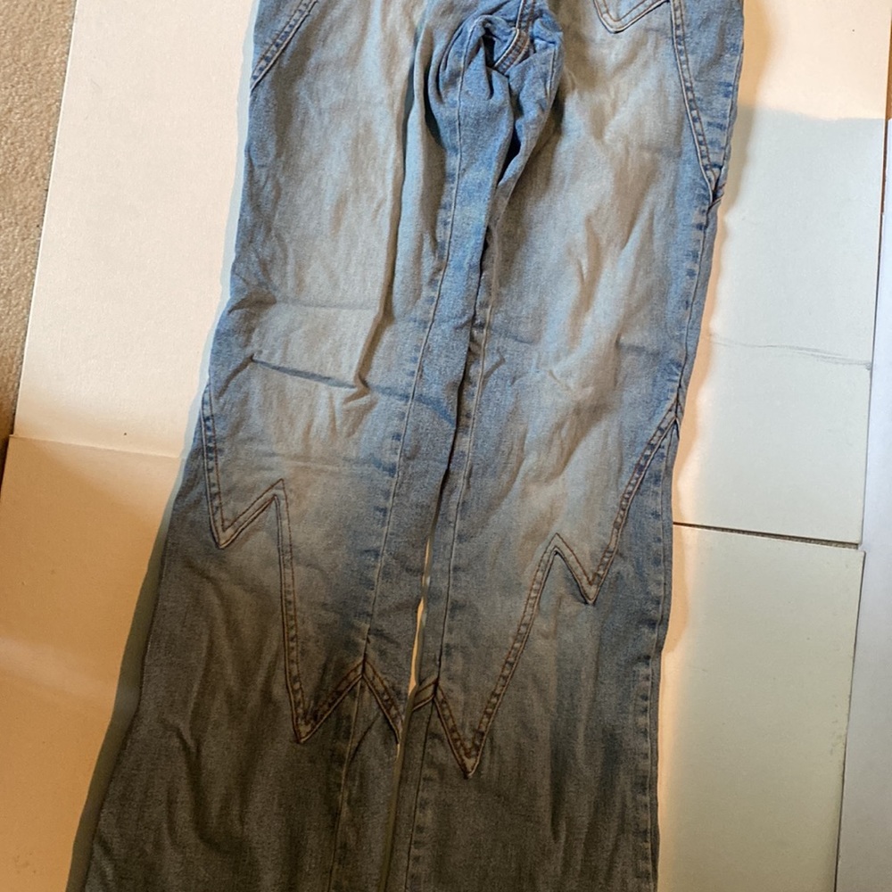 Vintage US Rodeo Bootcut Distressed Jeans - Picture 9 of 11